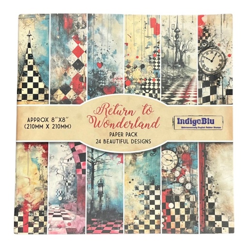 Return to Wonderland Paper Book - 8'' x 8''